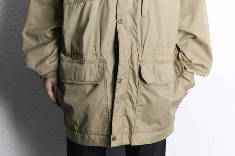 80’s"Eddie Bauer" orange lining nylon mountain jacket