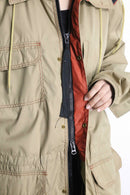 80’s"Eddie Bauer" orange lining nylon mountain jacket