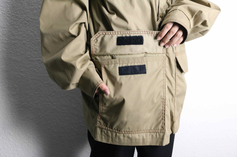 80’s"Eddie Bauer" orange lining nylon mountain jacket