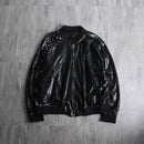 2000s loose sequins blouson