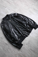 2000s loose sequins blouson