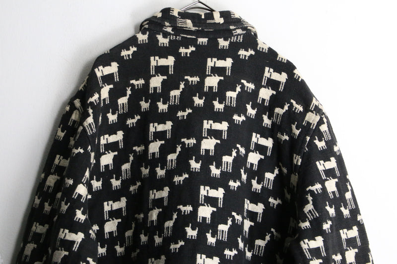 "CHICO'S" animal design gobelin jacket