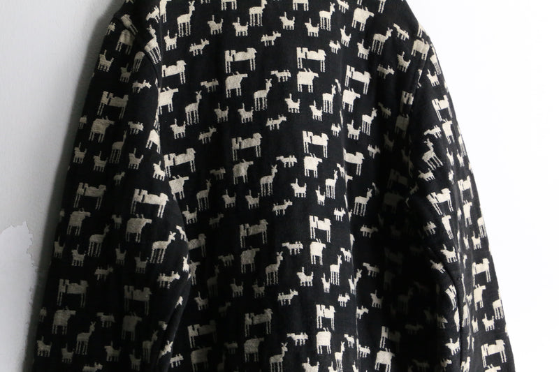 "CHICO'S" animal design gobelin jacket