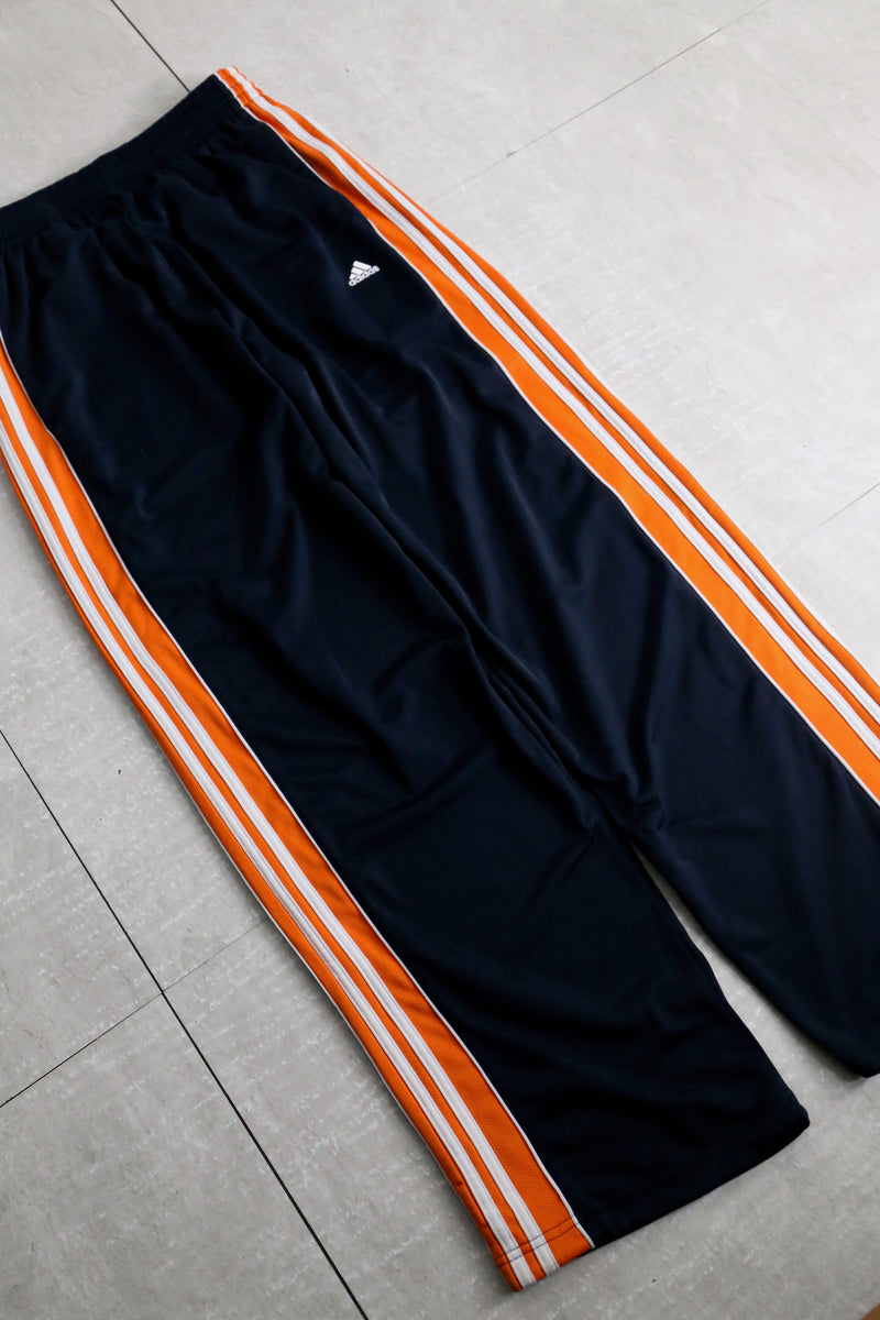 "adidas"orange line track pants