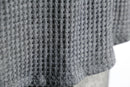 soft waffle loose neck pullover