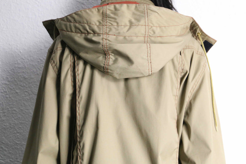 80’s"Eddie Bauer" orange lining nylon mountain jacket