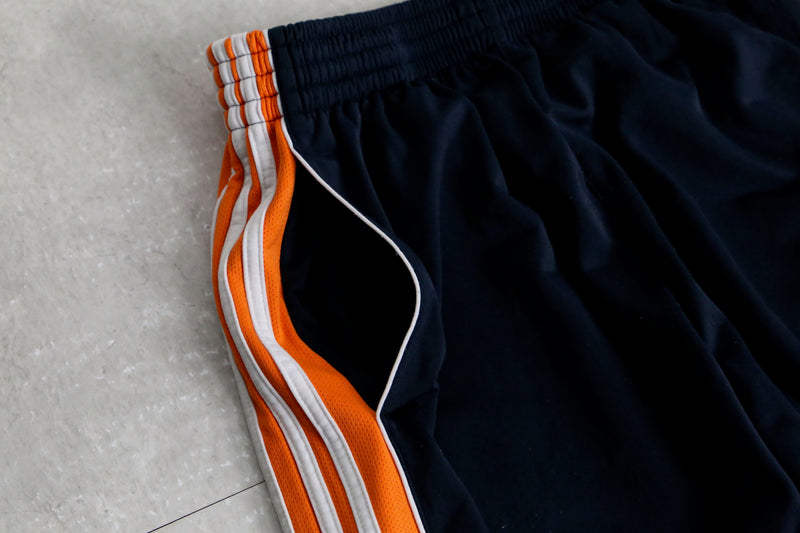 "adidas"orange line track pants