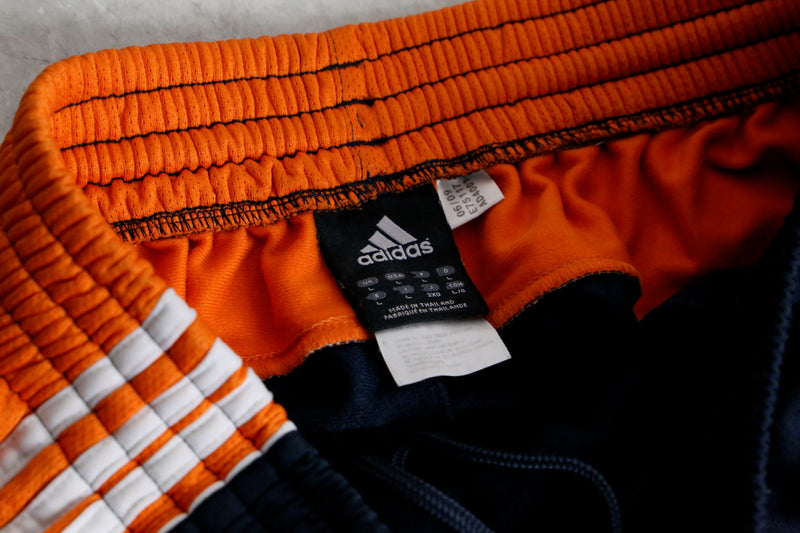 "adidas"orange line track pants