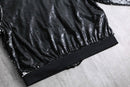 2000s loose sequins blouson