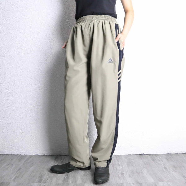 00's adidas beige track pants