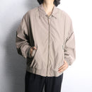 2-way collar relaxed swing top jacket