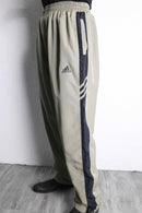 00's adidas beige track pants