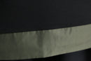 asymmetrical high-neck top