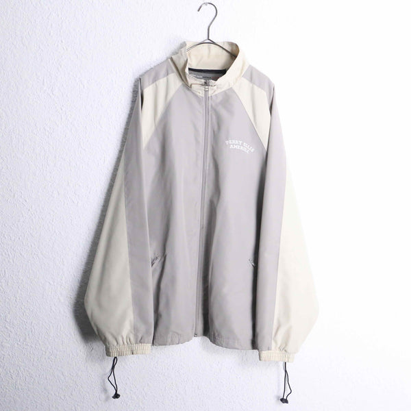 "Perry Ellis" 1990's-00's poly zip jacket