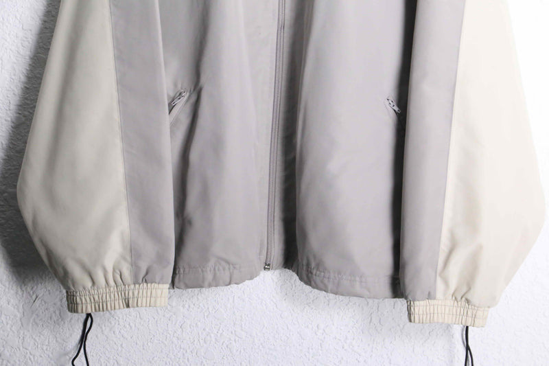 "Perry Ellis" 1990's-00's poly zip jacket