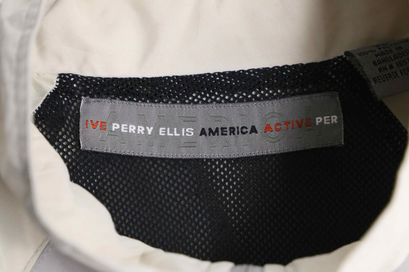"Perry Ellis" 1990's-00's poly zip jacket