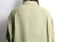 90's "PRONTI" gradient stripe design shirt