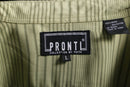 90's "PRONTI" gradient stripe design shirt