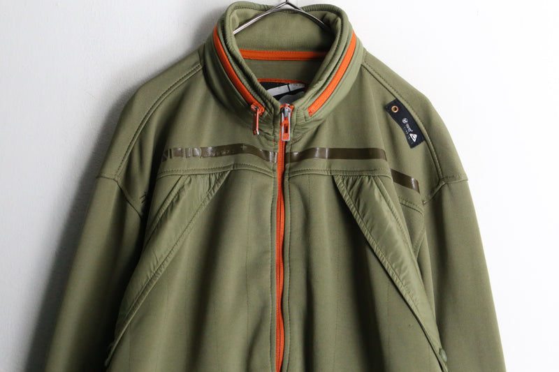 【RERE】"ECKO UNLTD" khaki gimmick track jacket