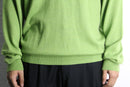 “Jos A BANK” light green merino wool V-neck knit