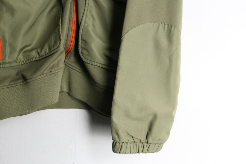 【RERE】"ECKO UNLTD" khaki gimmick track jacket