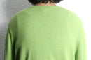 “Jos A BANK” light green merino wool V-neck knit