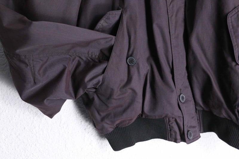 purple balloon silhouette bomber jacket