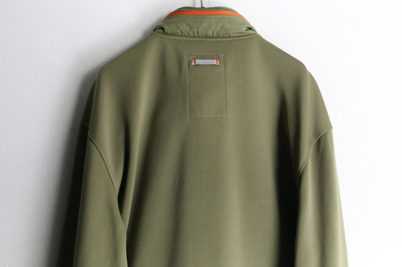 【RERE】"ECKO UNLTD" khaki gimmick track jacket