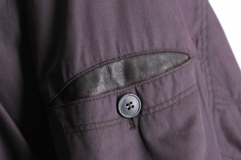 purple balloon silhouette bomber jacket