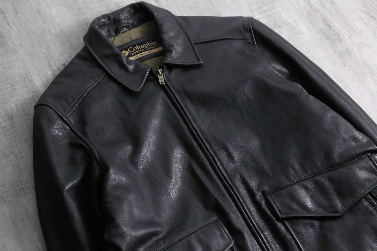 1990-00s Columbia type A-2 leather jacket