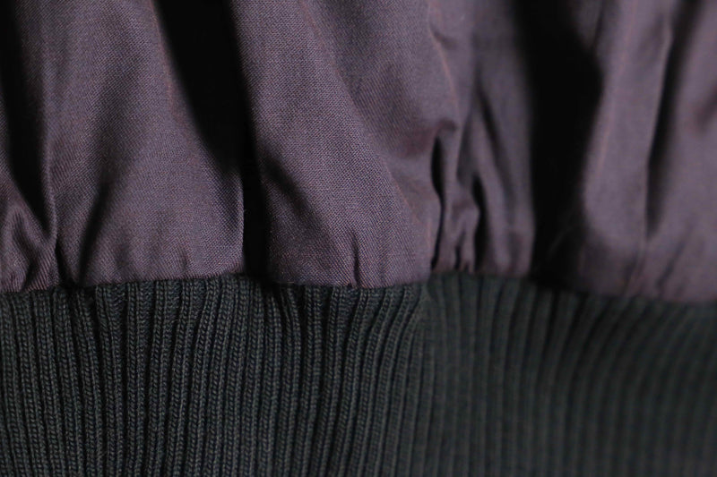 purple balloon silhouette bomber jacket