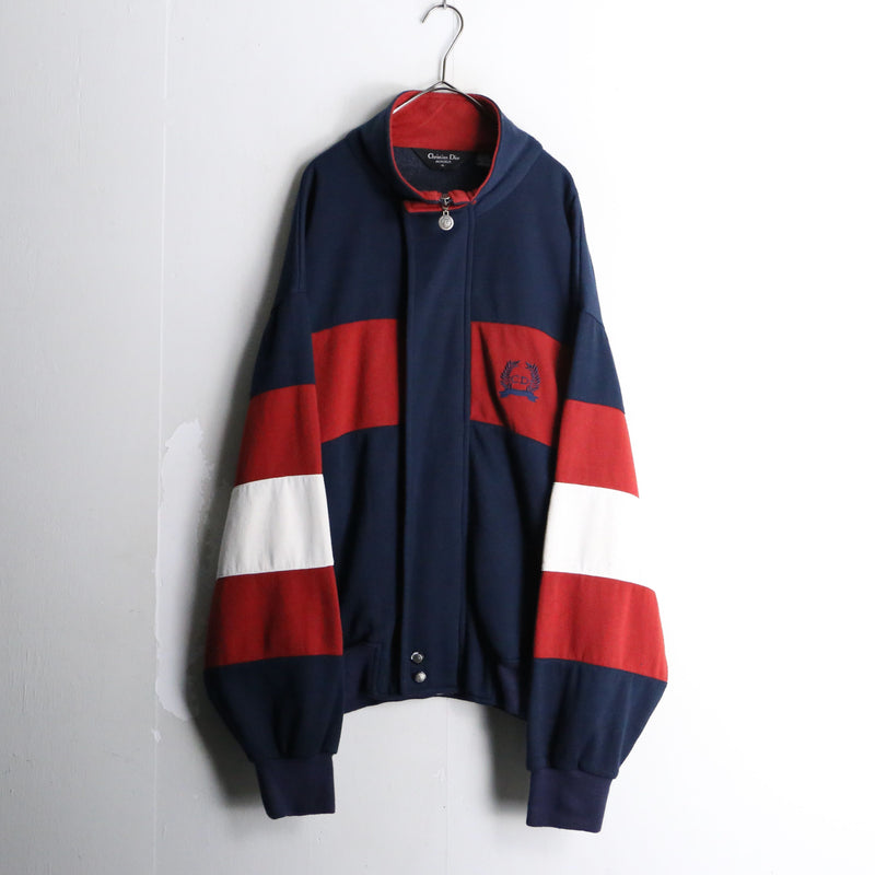 "Christian Dior"switching stand collar blouson