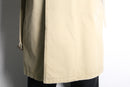 “Ralph Lauren beige cotton twill double trench coat.