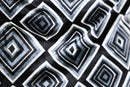 rhombus pattern velour s/s shirt