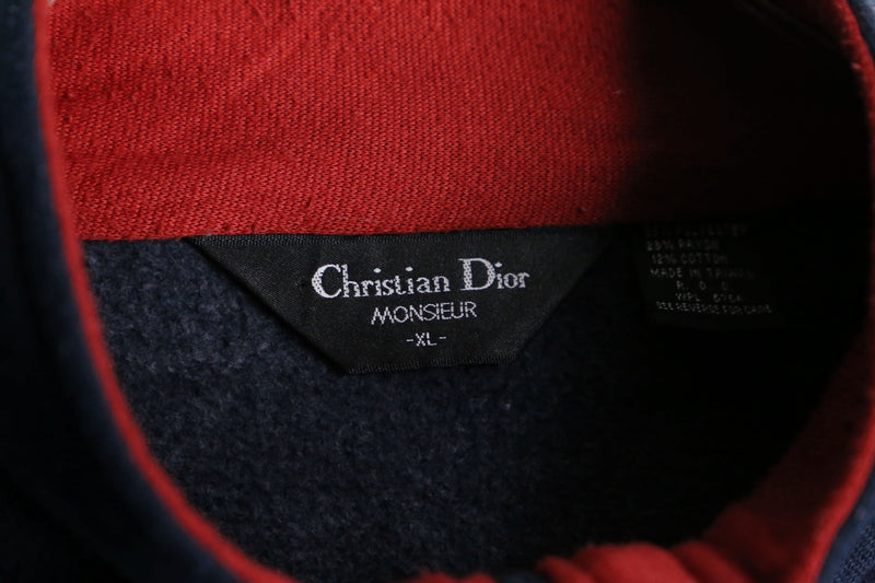 "Christian Dior"switching stand collar blouson