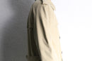 “Ralph Lauren beige cotton twill double trench coat.