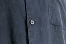 fade black linen s/s shirt