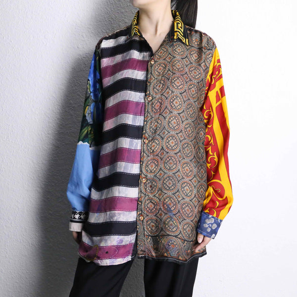mulch art pattern L/S shirt