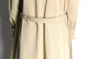 “Ralph Lauren beige cotton twill double trench coat.