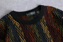 “TUNDRA” stripe gradation 3D design knit