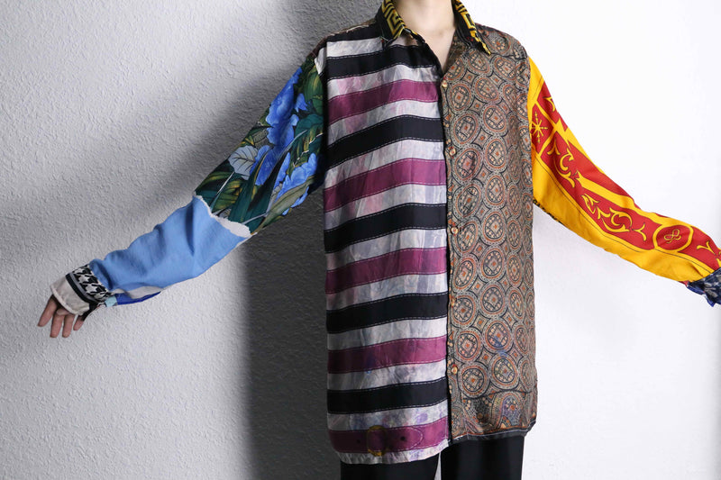mulch art pattern L/S shirt