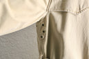 “Ralph Lauren beige cotton twill double trench coat.