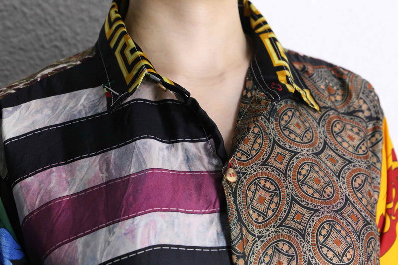 mulch art pattern L/S shirt