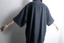 fade black linen s/s shirt