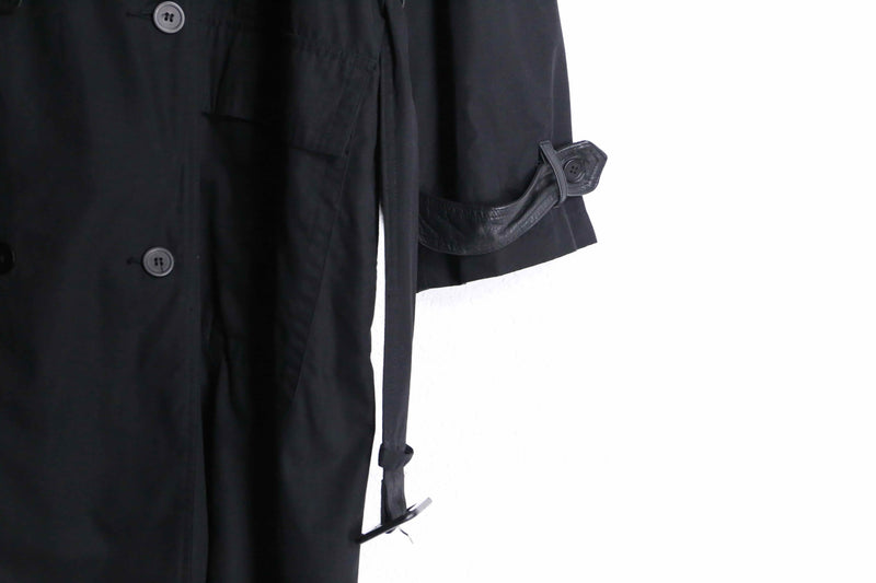 1980-90s TOGETHER leather switch super long coat