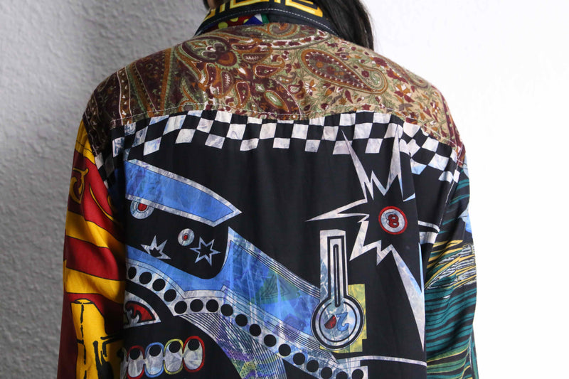 mulch art pattern L/S shirt
