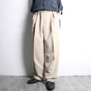 ivory 2tuck straight slacks