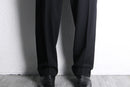 "EMPORIO ARMANI" soft twill wool pin stripe no tuck trousers