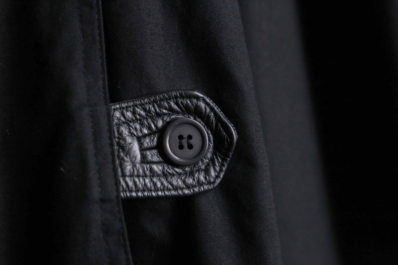 1980-90s TOGETHER leather switch super long coat