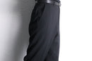 "EMPORIO ARMANI" soft twill wool pin stripe no tuck trousers